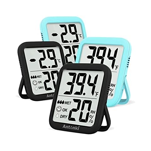 Antonki Room Thermometer Indoor Hygrometer Humidity Gauge Humidity