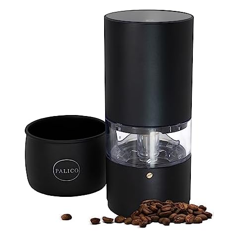 PARACITY Coffee Grinder Electric Burr, Small Cordless Coffee Grinder Mini  with Multi Grind Setting, Portable Coffee Bean Grinder Automatic for