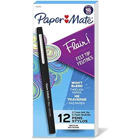 Mr. Pen- Pens, Felt Tip Pens, Black Pens, Pack of 6, Fast Dry, No Smear, Fine  Point Pens Black, Black Felt Tip Pens, Bible Journaling Pens, Felt Pens,  Planner Markers, Pens for