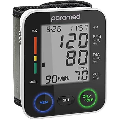 Konquest Kbp-2910w Automatic Wrist Blood Pressure Monitor - Accurate - Adjustable Cuff, Large Screen Display - Portable Case - Irregular Heartbeat