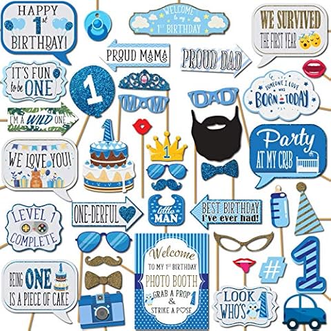 Party Photobooth Props for Boys