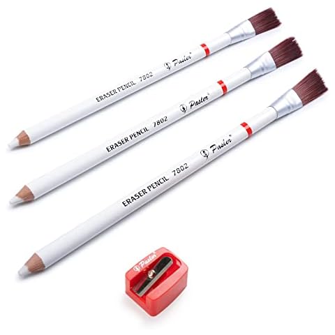 Pasler Pencils Sharpener & Point Protectors Set Ideal for  Charcoal,Pastel,Graphite,Eyebrow Pencil and All Soft core Artist Pencils.