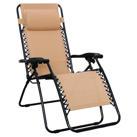 Patio Chaise Lounges with Headrest