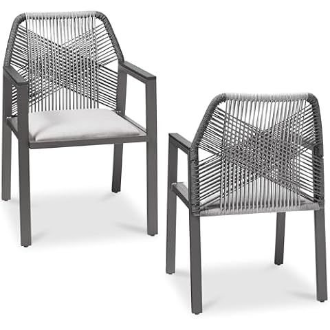 Patio Dining Chairs with Arms