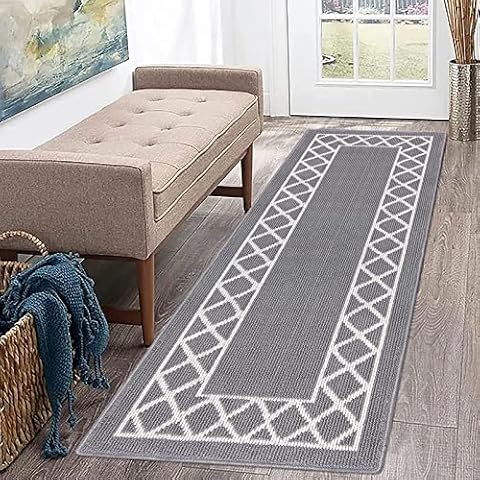 Non Slip, Waterproof Rug - Blue Oasis - Entryway, Kitchen