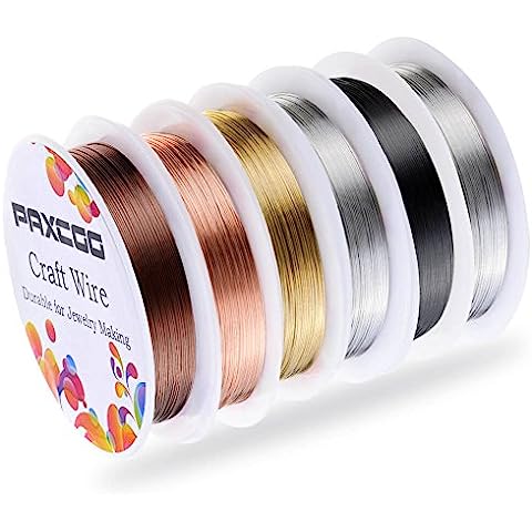 COSOOF Craft Wire for Jewelry Making, 22 Gauge Copper Jewelry Beading Wire  3Rolls 12FeetRoll Premium Soft Brass Wire for DIY Jewelry Making Gold