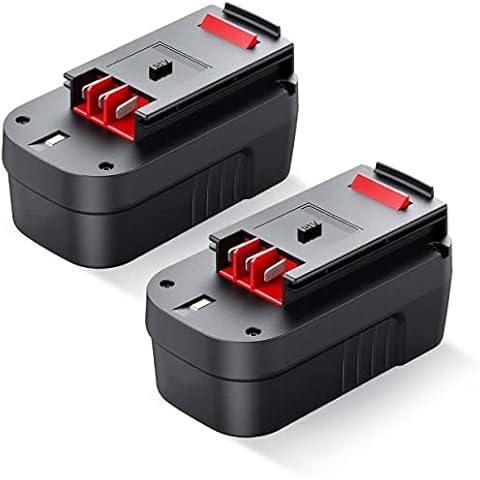 2 Packs 4.0Ah Ni-Mh 18 Volt HPB18 Battery and Charger Compatible with Black  and Decker 18V Battery HPB18-OPE A1718 244760-00 Firestorm FSB18 FS18FL  FS180BX FS18BX 