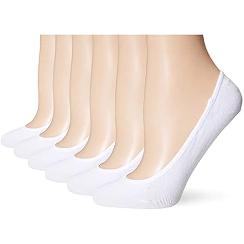 VERO MONTE 4 Pairs Womens Toe Socks No Show Socks - Low Cut Non Slip Socks