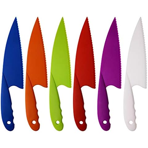 jawbush 11 Professional Salad & Bread Knife, Plastic Lettuce Knife for  Veggies, Fruit, Cake, Salad, Serrated Chef Knife for Cooking and Cutting 