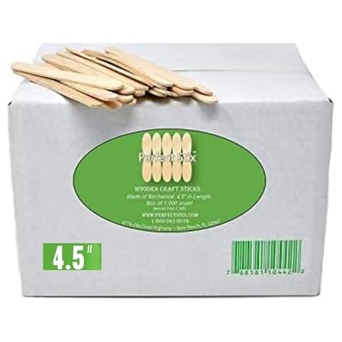 1,000 Count - 5.5-Inch Birch Wood Coffee Stirrers, Stir Sticks Smooth Splinter-Free Design, Made of Renewable, Eco-Friendly Wood