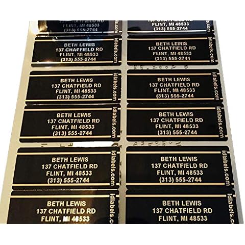 Pin High Golf Club Labels