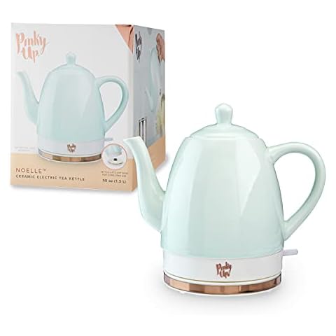 Bella BELLA (14522) 1.2 Liter Electric Tea Kettle, Silver Tile