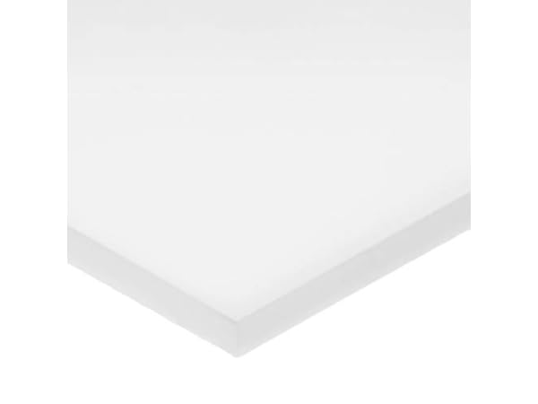 USA Sealing HDPE Plastic Bar - 3/8"x2"x48" White Industrial-Grade Plastic
