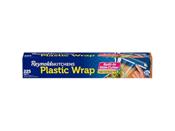 6 Plastic Cling Wrap Stretch Food Microwave Safe Seal Fresh BPA Free 600 SQ  FT