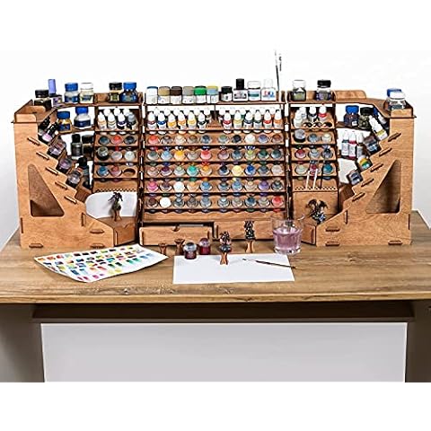 PLYDOLEX Citadel Paint Rack Organizer with 60 Holes for Miniature