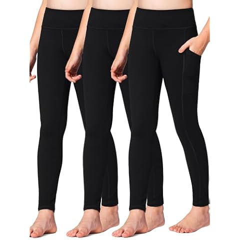 Pockets Athletic Leggings for Girls