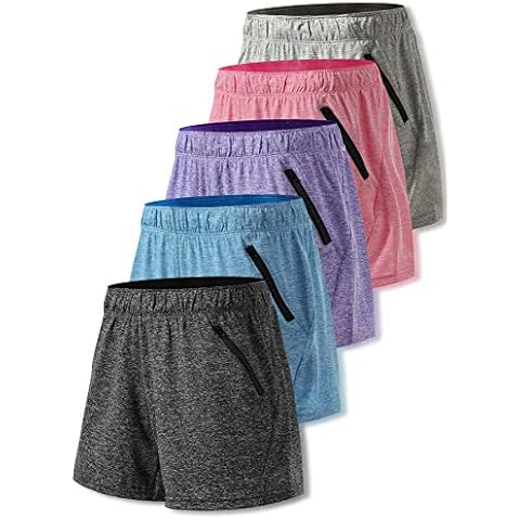 Pockets Athletic Shorts for Women