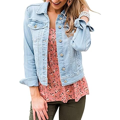 Pockets Denim Jackets for Women