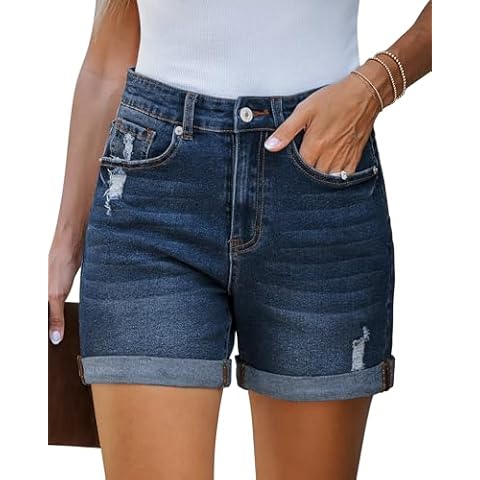 Pockets Denim Shorts for Women