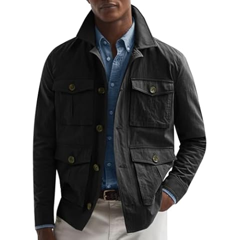 Pockets Lightweight Jackets for Men