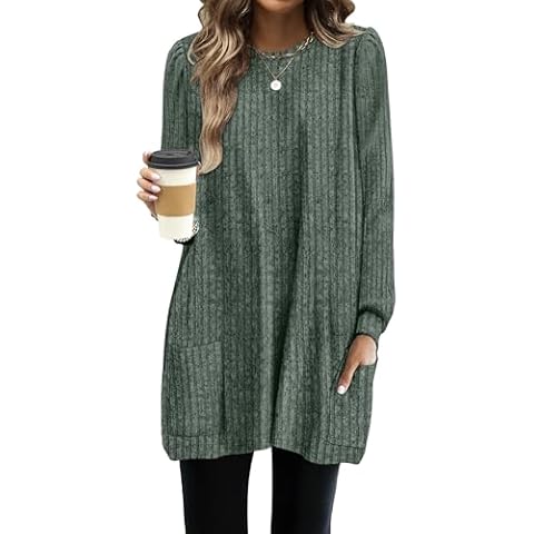 Pockets Pullover Sweaters for Women