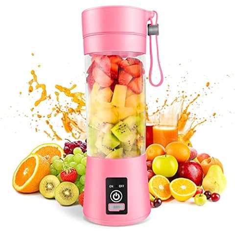 Portable Blender,Personal Size Blender Juicer Cup,Smoothies and Shakes Blender,Handheld Fruit Machine,Ice Blender Mixer Home, Size: 9.45, Green