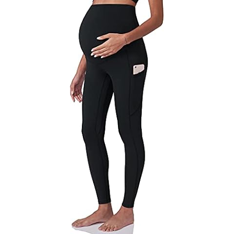 POSHDIVAH Women's Maternity Bodysuit Scoop Neck Short Sleeve T