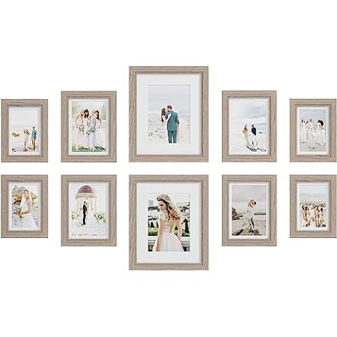  Yaetm 16x20 Picture Frame Matted to 11x14 Set of 4