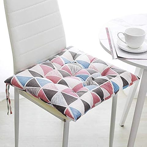 RECYCO Chair Cushions for Dining Chairs, Solid Square Thick Chair