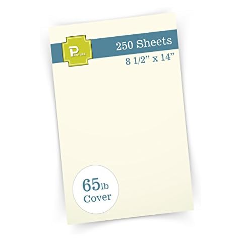 Heavyweight Natural Cream Cardstock 8.5 x 11 - Thick Paper for Printing -  Inkjet/Laser 80lb Cardstock (250 Sheets)