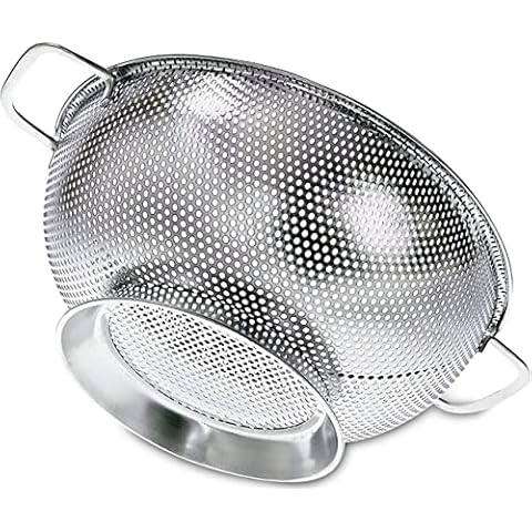  POJORY 304 Stainless Steel Colander With Handle, 3