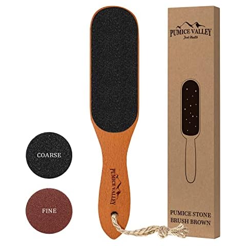 Pumice Valley  Foot Rasp Callus Remover - Pedicure Scrubber for Cracked  Feet Coarse Grained