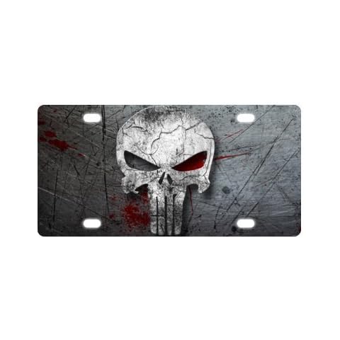Punisher Skull License Plate feature image