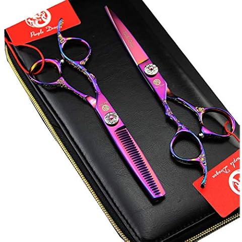 Professional Razor Blades Salon Left Handed Hair Cutting Scissors