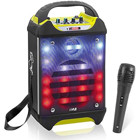 YMDJL YS-203 Karaoke Machine With 2 Wireless Microphone