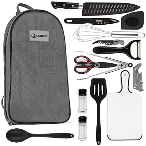 Wesqunie Camping Cookware Cooking Utensils Set - 14Pcs Camping