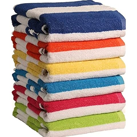 QUBA LINEN Wash Cloth Set - Pack of 24, 100% Cotton - Flannel Face Cloths,  Highly Absorbent and Soft Feel Fingertip Towels (12x12 Pack of 24)