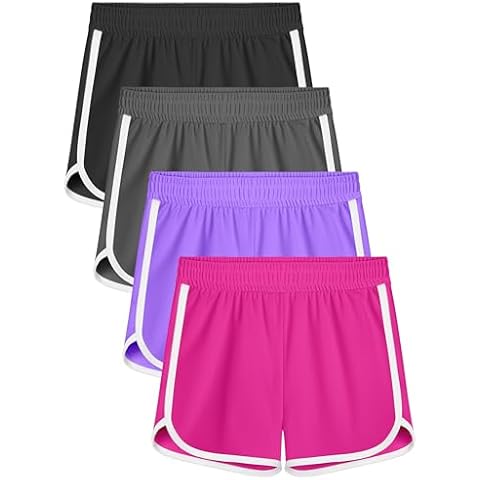 Quick Dry Athletic Shorts for Girls
