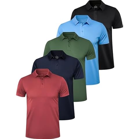 Quick Dry Golf Shirts for Men