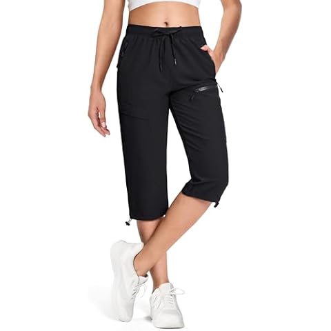 Quick Dry Sports Capri Pants for Women
