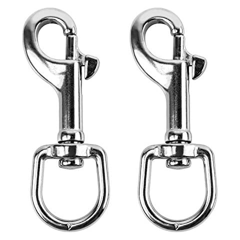 Extra Durable] 4.7” Double Ended Bolt Snaps Hooks 220LBS Weight