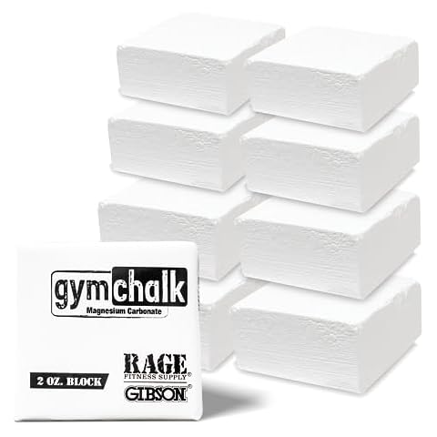 MagKing Gym Chalk Blocks, for Rock Climbing, Weightlifting, Workout  Lifting, Gymnastics Bars, Crossfit, Magnesium Carbonate Chalk,2oz, 1lb, 1  Block/8 Blocks 8-pack