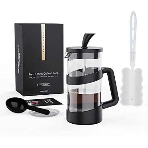 PARACITY French Press Coffee/Tea Maker 34 OZ with 2 Replaceable