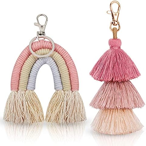 Rainbow Keychains for Women