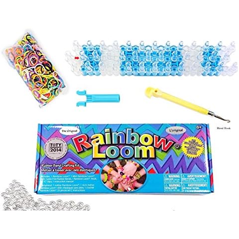 Rainbow Loom® GLOW in the Dark Collection: Purple Potion Rubber Bands with  24 C-Clips (600 Count)