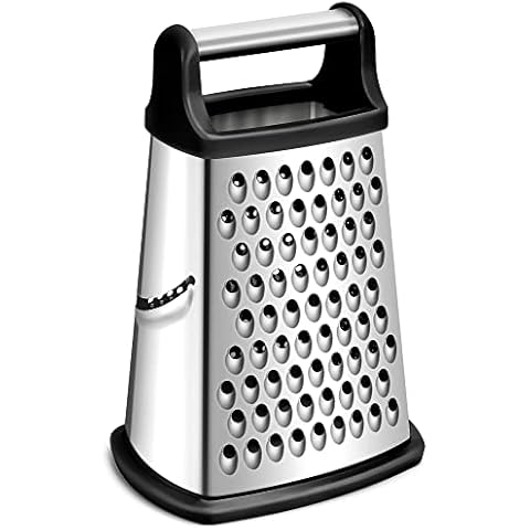 KitchenAid Gourmet 4-Sided Stainless Steel Box Grater with Detachable  Storage Container, Aqua & Reviews