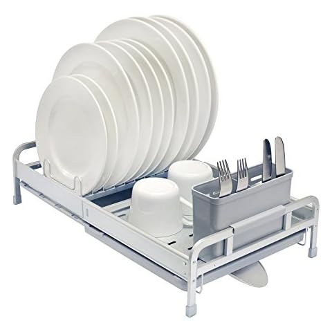 Real Home Innovations Deluxe Small Dish Drainer, Oil Bronze