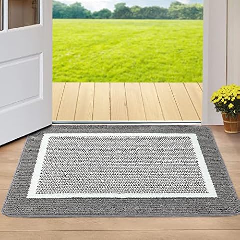 Indoor Door Mat Retro Floor Mat Non Slip Front Rug Soft Quick Absorbent Entrance Doormats Dust Dirt Resist Mats Inside Trapper Kitchen, Size: 20 x