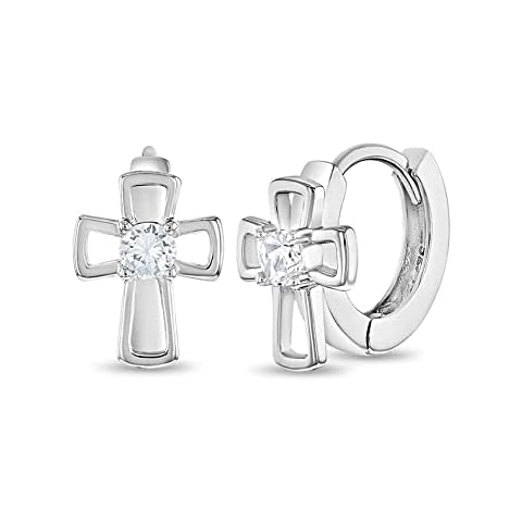 Religious Hoop Earrings for Girls