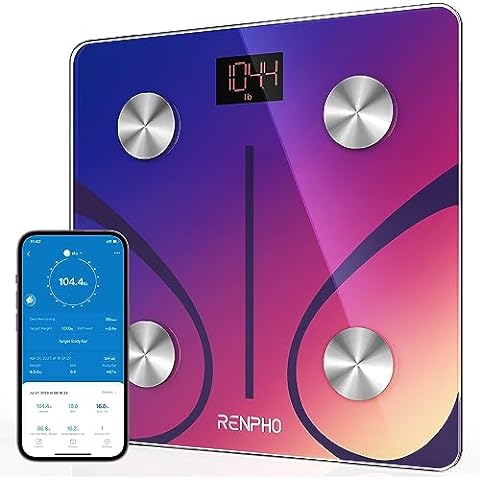 Vitafit Smart Scales for Body Weight and Fat Percentage, Weighing  Professional Since 2001, Digital Wireless Bathroom Scale for BMI Water  Muscle Sync